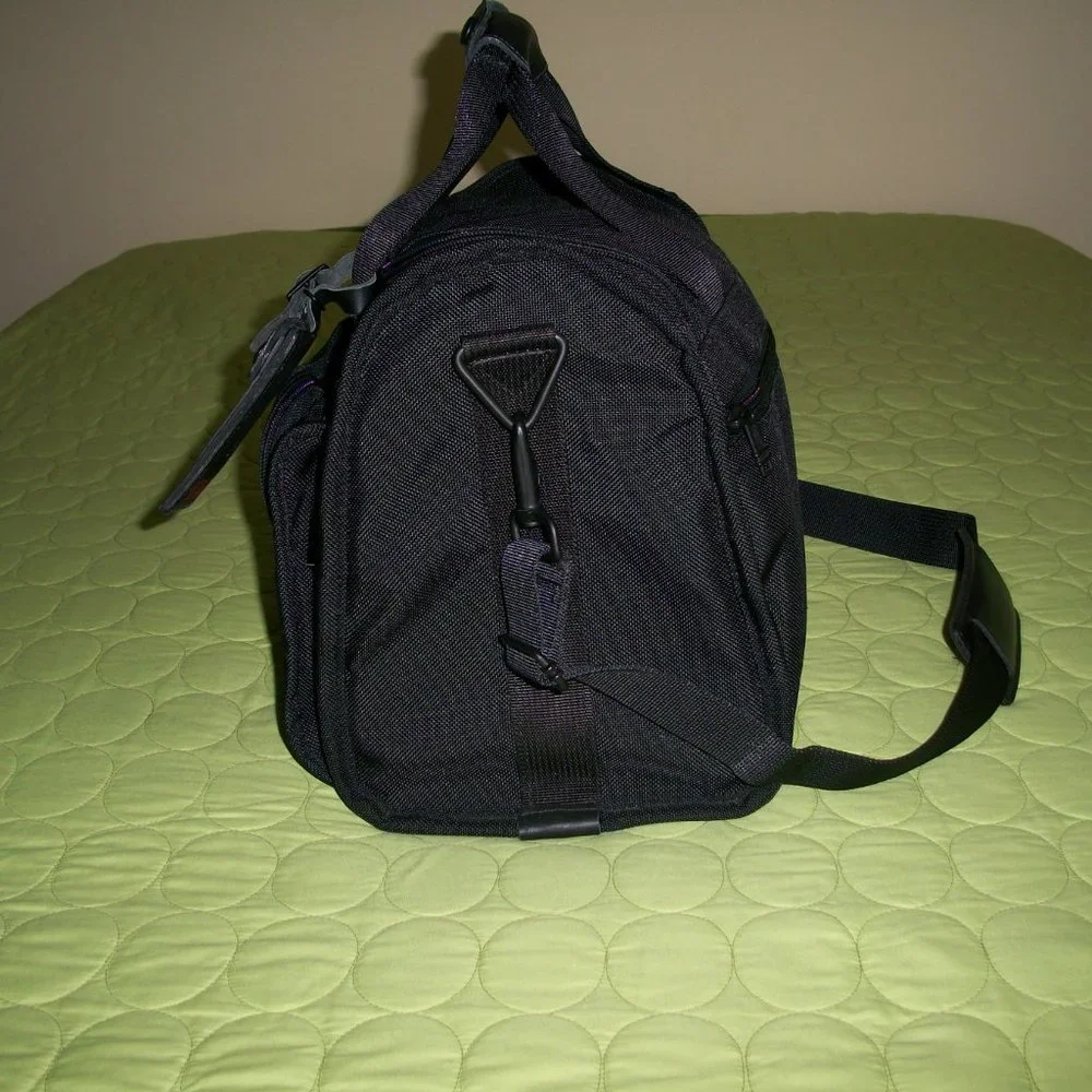 Tumi Duffle Carry-On Black Nylon Bag